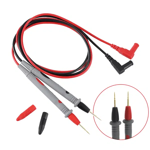 thumbnail image 2 of Ameribox Multimeter Test Leads With Pin Tips – 36in Long, 1000V Rating, 5A Safe, Universal 4mm Banana Plugs 2 of 2
